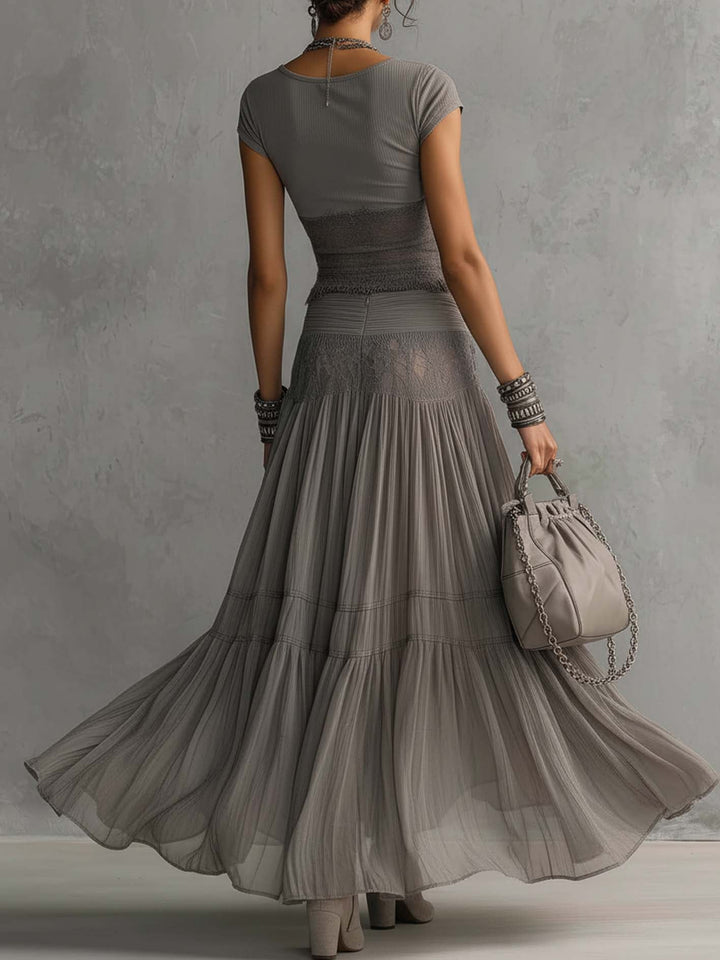 Elena | Ensemble Jupe Longue et Top