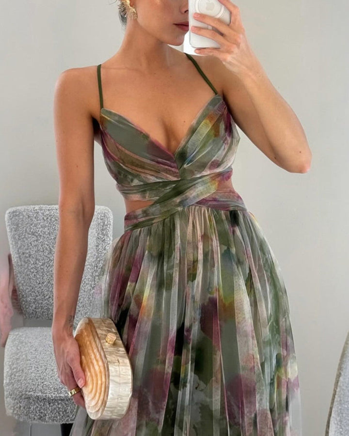 Clara | Ravissante robe longue à imprimé floral