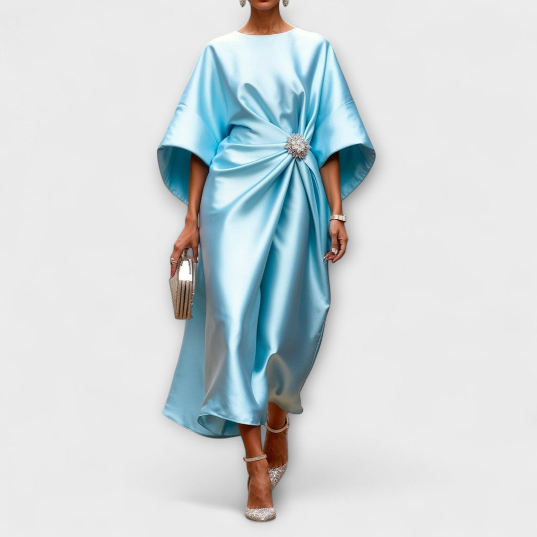 Robe Maxi Satinée Luxe Scintillante