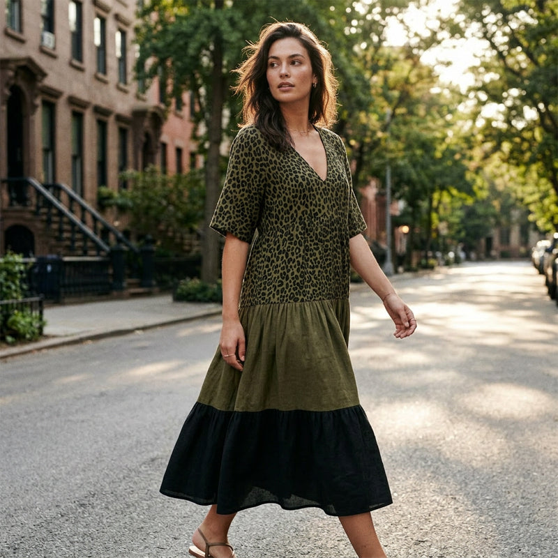 Robe longue bohème élégante pour femme