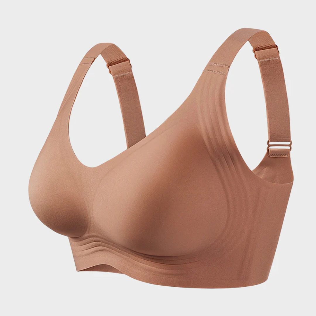 Soutien-gorge sans armatures avec maintien élastique