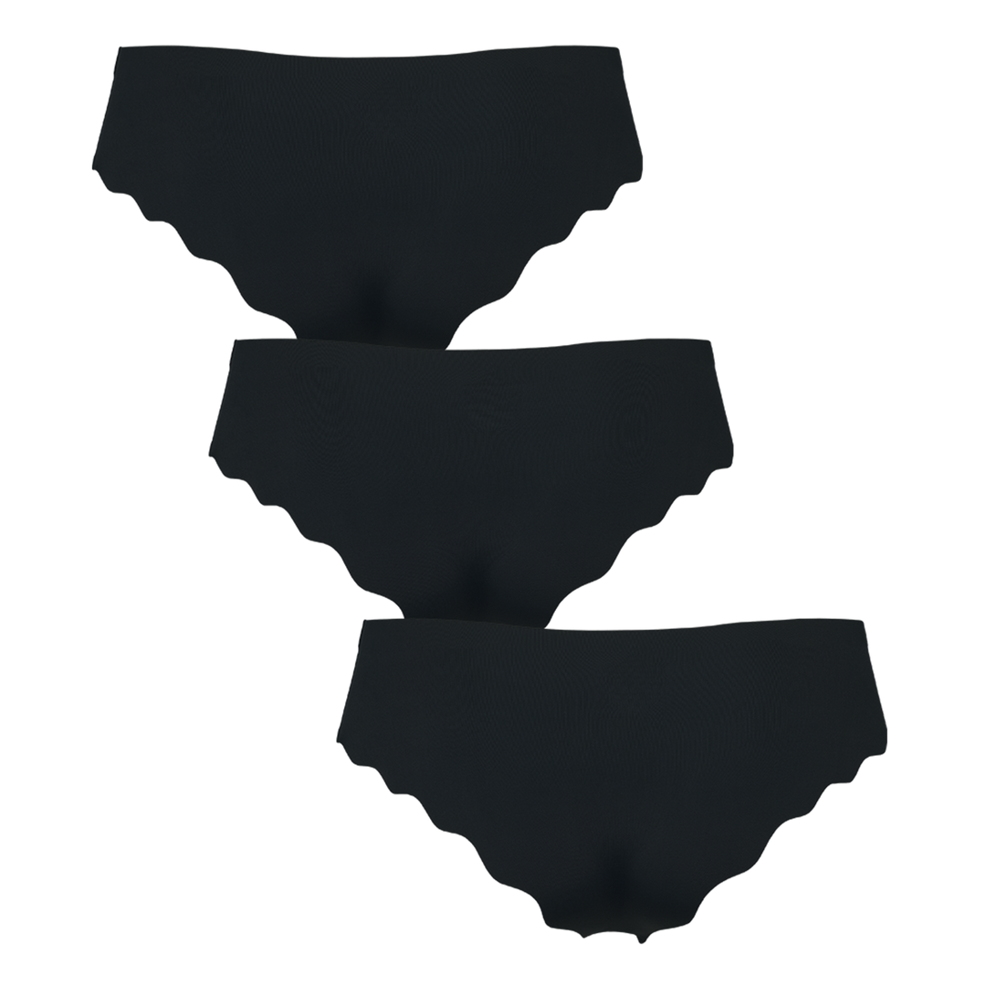 Lot de 3 Brazilians Sans Coutures - Noir