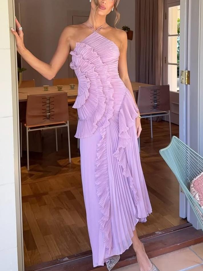 Elena™ | Robe longue Tourbillon Océanique