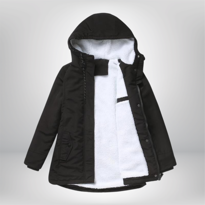 Colette | Manteau d'hiver matelassé et douillet avec capuche