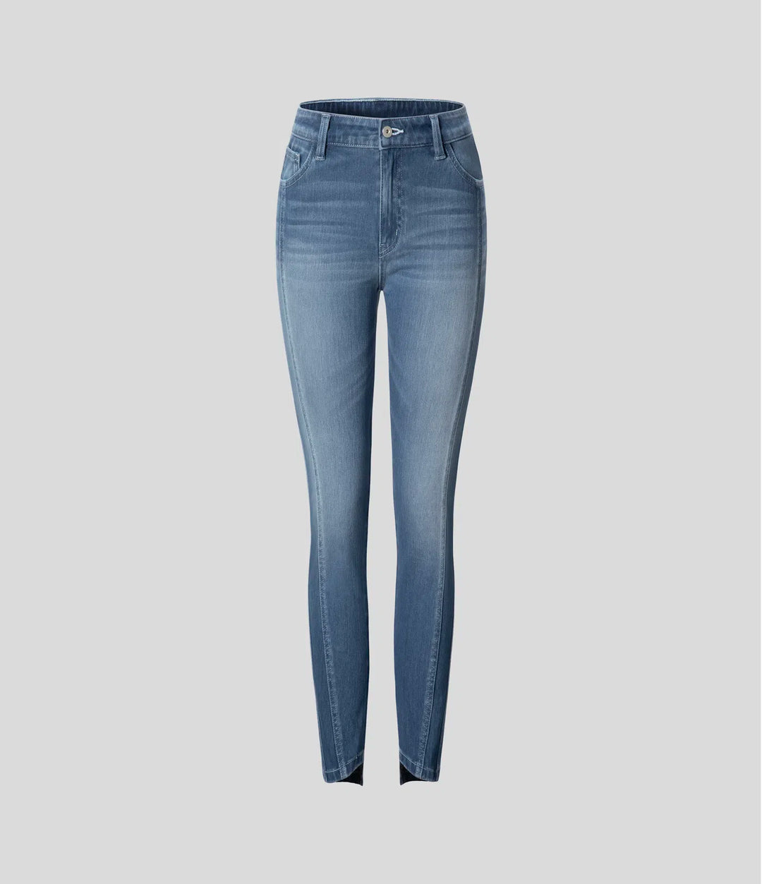 Halara Flex™ Mid Low Rise Zipper Pockets Casual Skinny Jeans