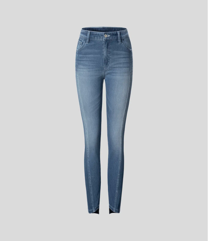 Halara Flex™ Mid Low Rise Zipper Pockets Casual Skinny Jeans