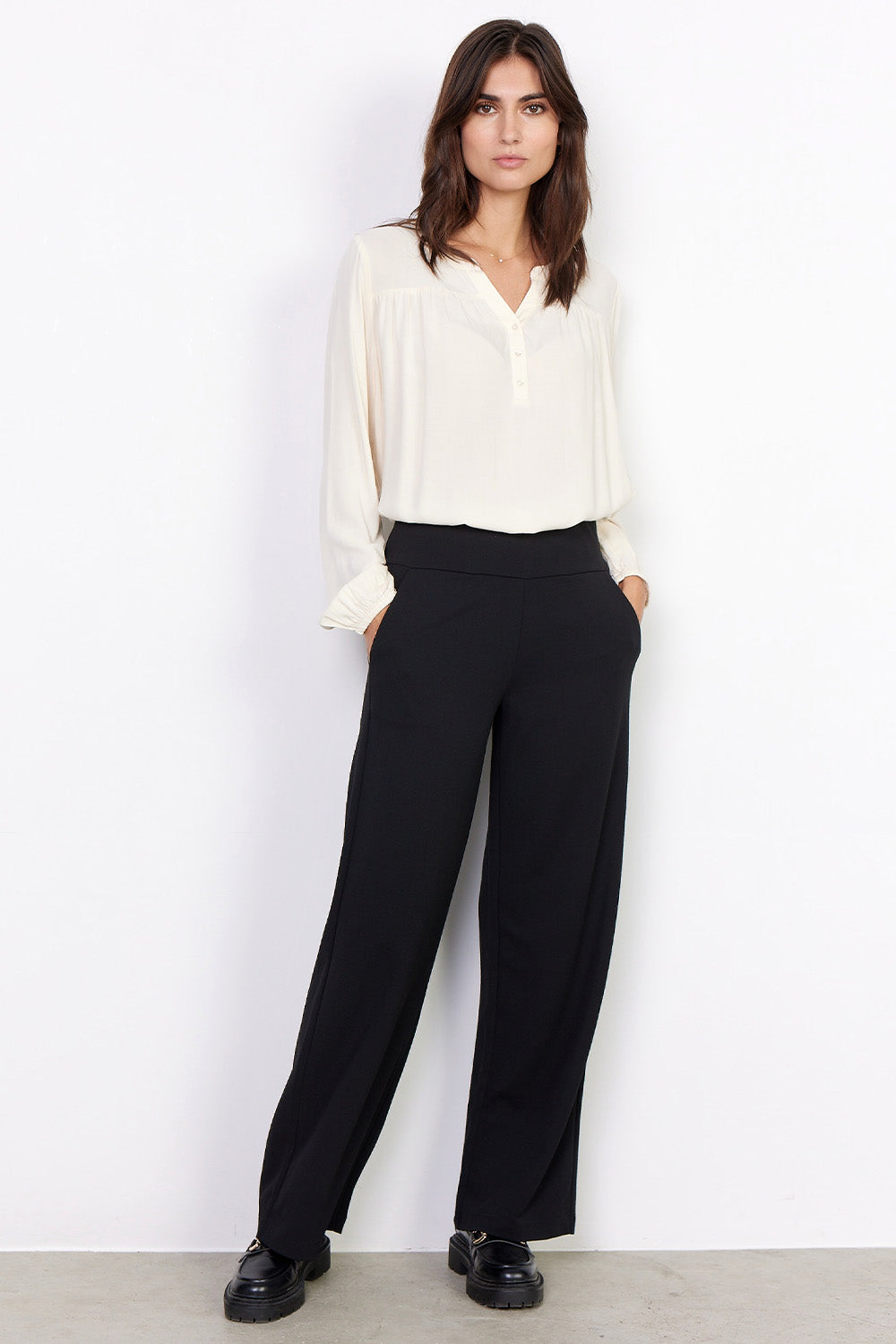 Freya Long Pants | Black | Bukser fra French Laundry