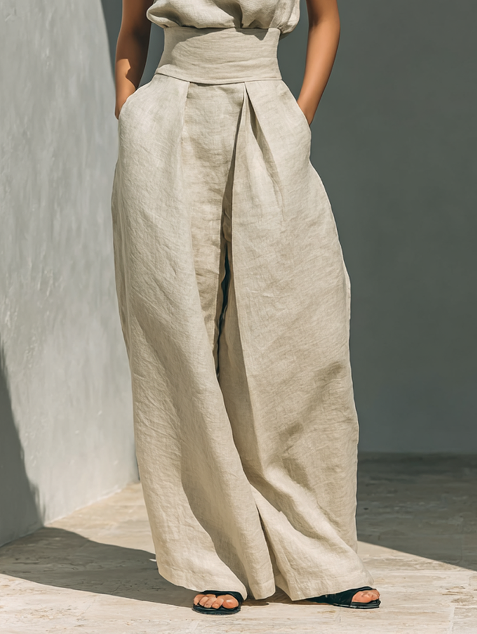 Chloé - Ensemble en coton et lin