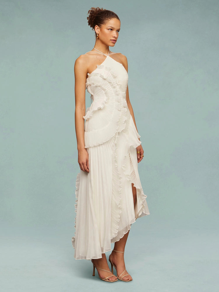 Elena™ | Robe longue Tourbillon Océanique
