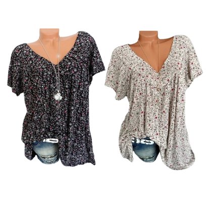 Moitié prix, seulement aujourd'hui 💥 Mode de printemps : manches courtes à imprimés