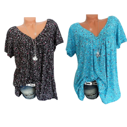 Moitié prix, seulement aujourd'hui 💥 Mode de printemps : manches courtes à imprimés