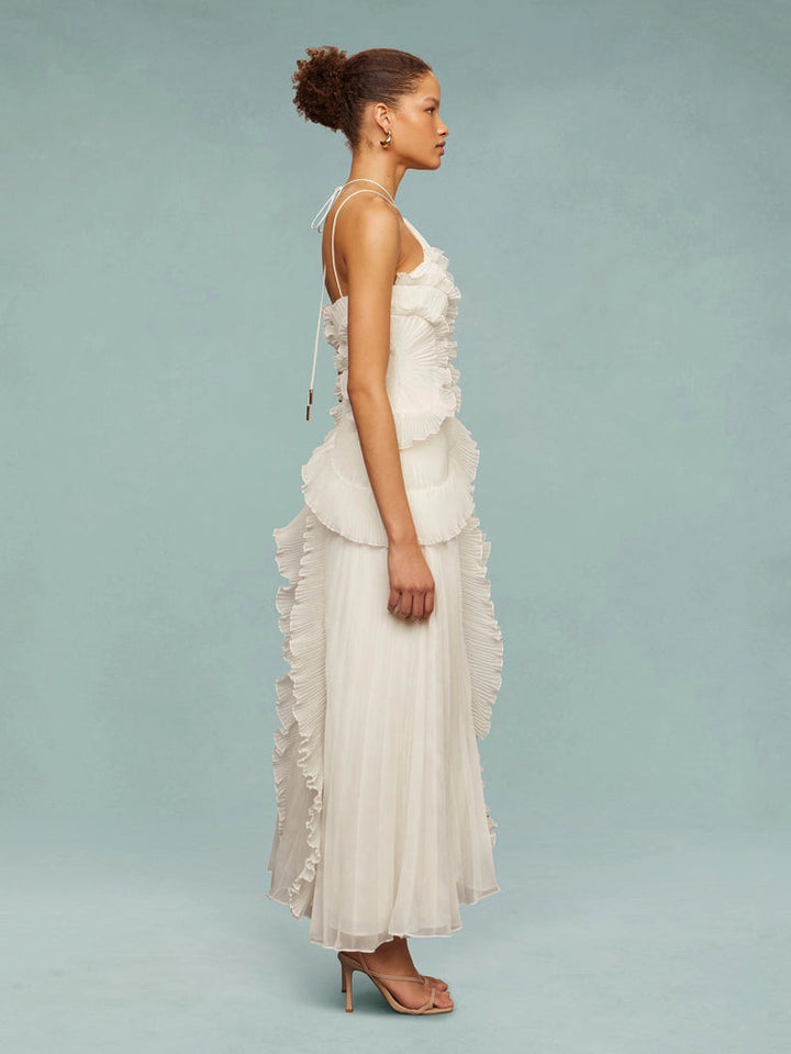 Elena™ | Robe longue Tourbillon Océanique