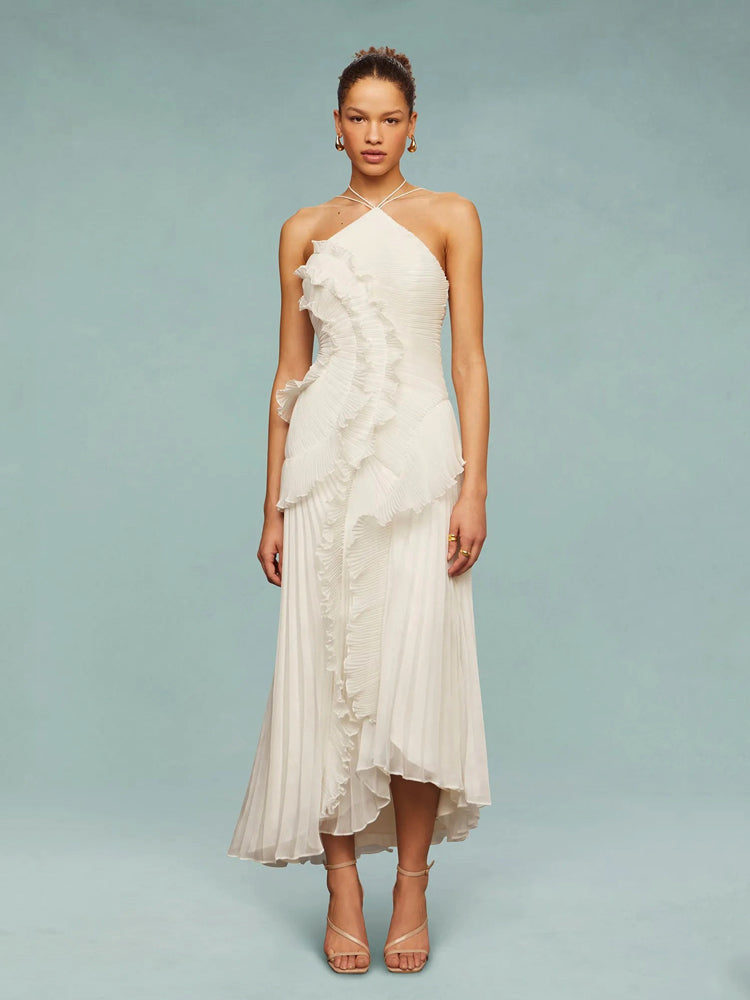 Elena™ | Robe longue Tourbillon Océanique