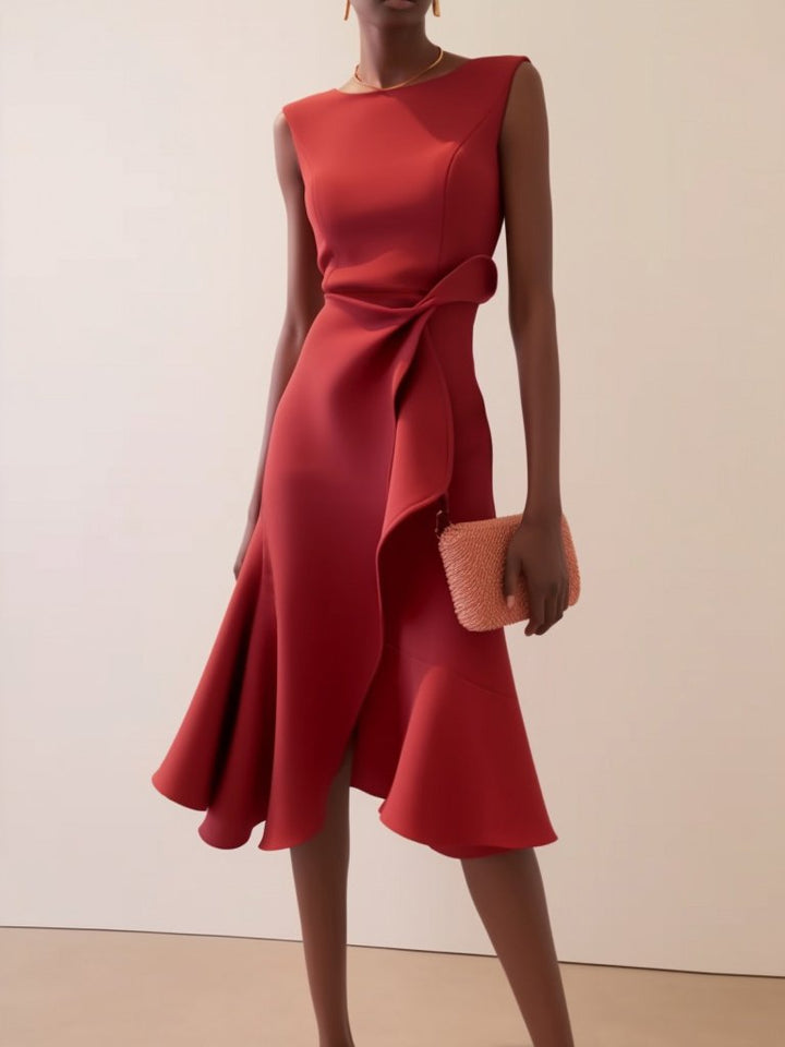 Darlene | Robe Midi Sophistiquée