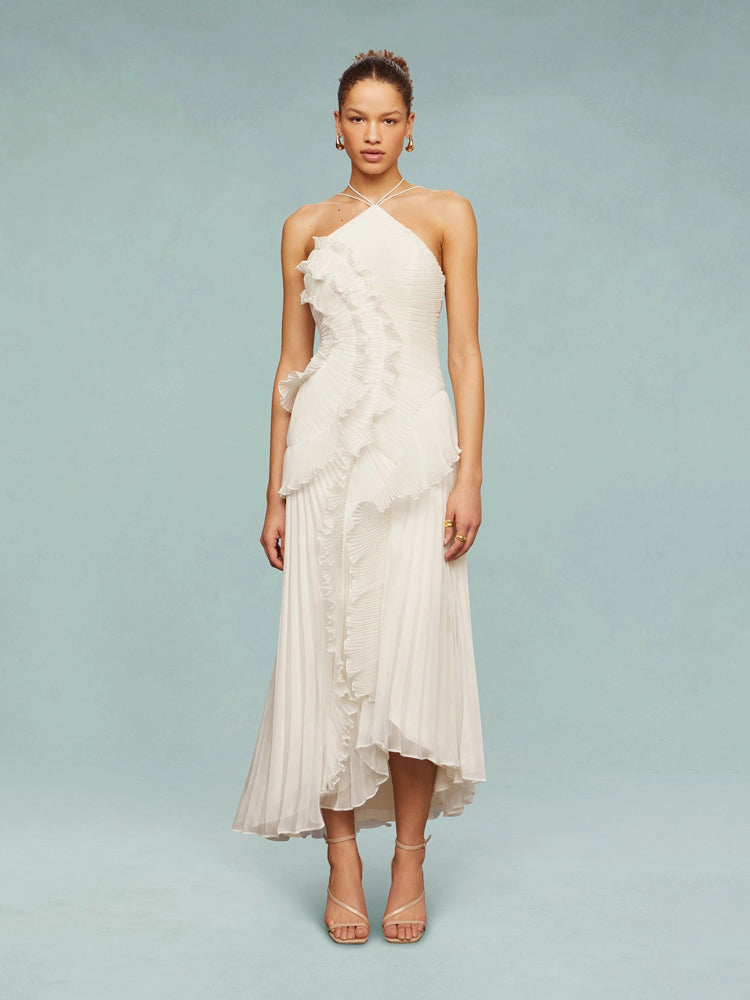 Elena™ | Robe longue Tourbillon Océanique