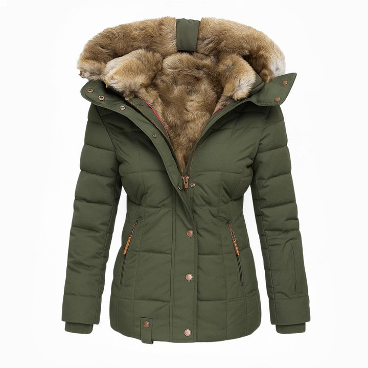 Anna | Manteau d'hiver avec doublure en fourrure