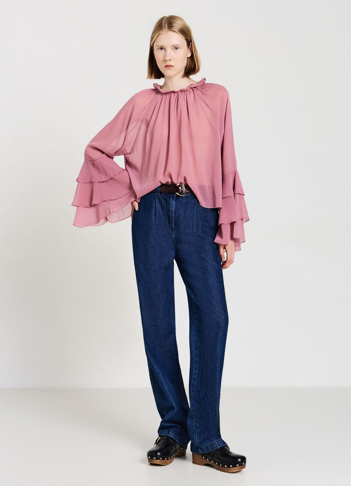 Jeans con pinces