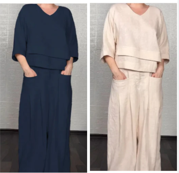Noa | Ensemble minimaliste ample deux pièces