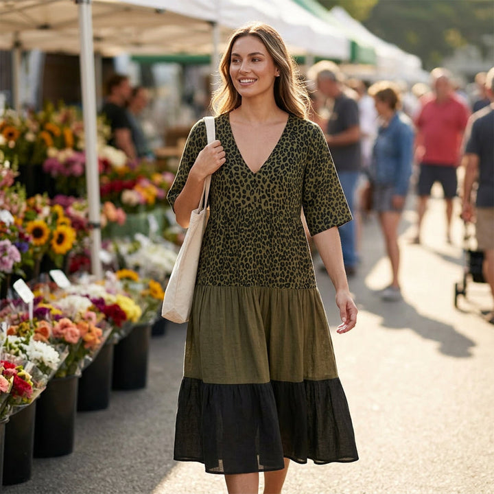Robe longue bohème élégante pour femme