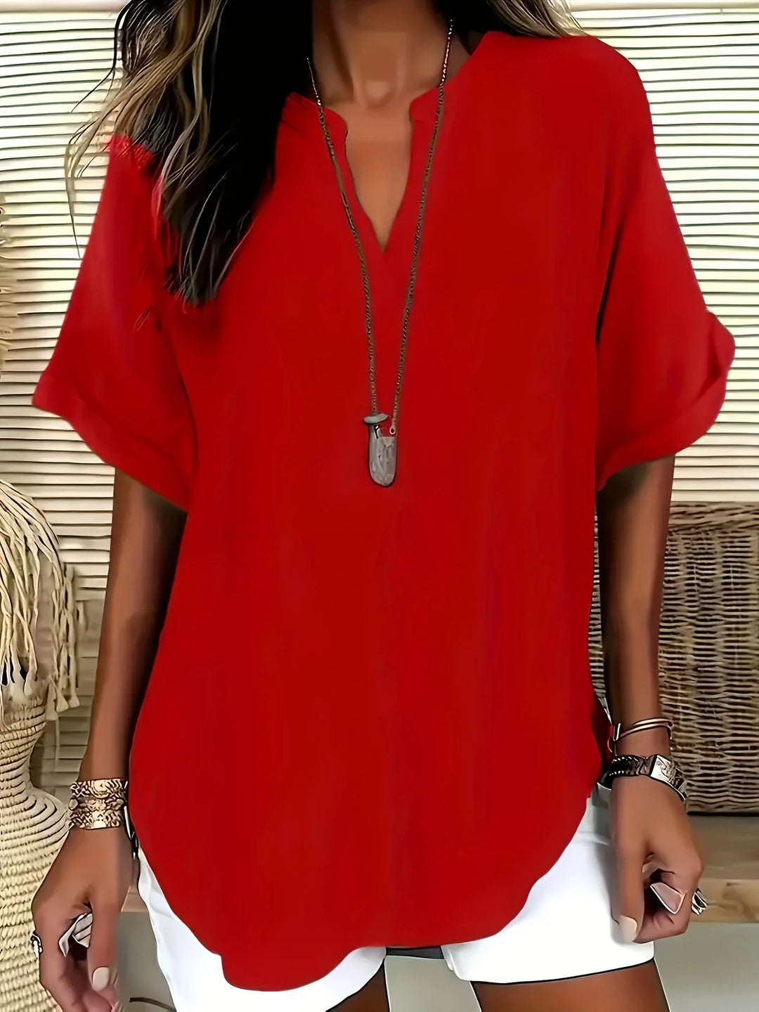 Claire | Blouse Décontractée Élégance Parisienne