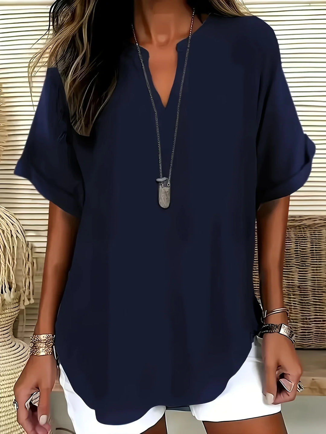 Claire | Blouse Décontractée Élégance Parisienne