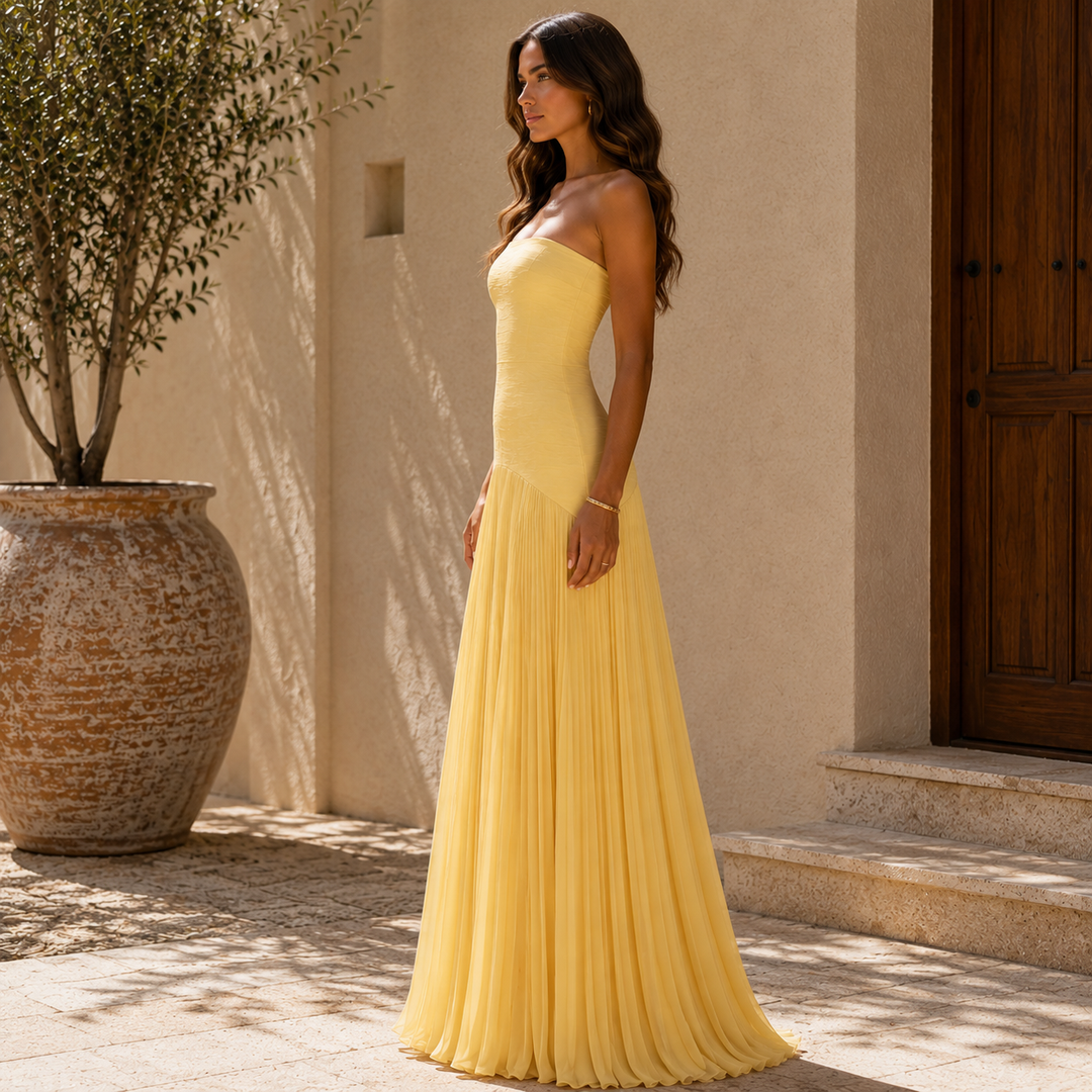 Vestido Almudena™ | Élégance Sophistiquée qui Affine avec Délicatesse