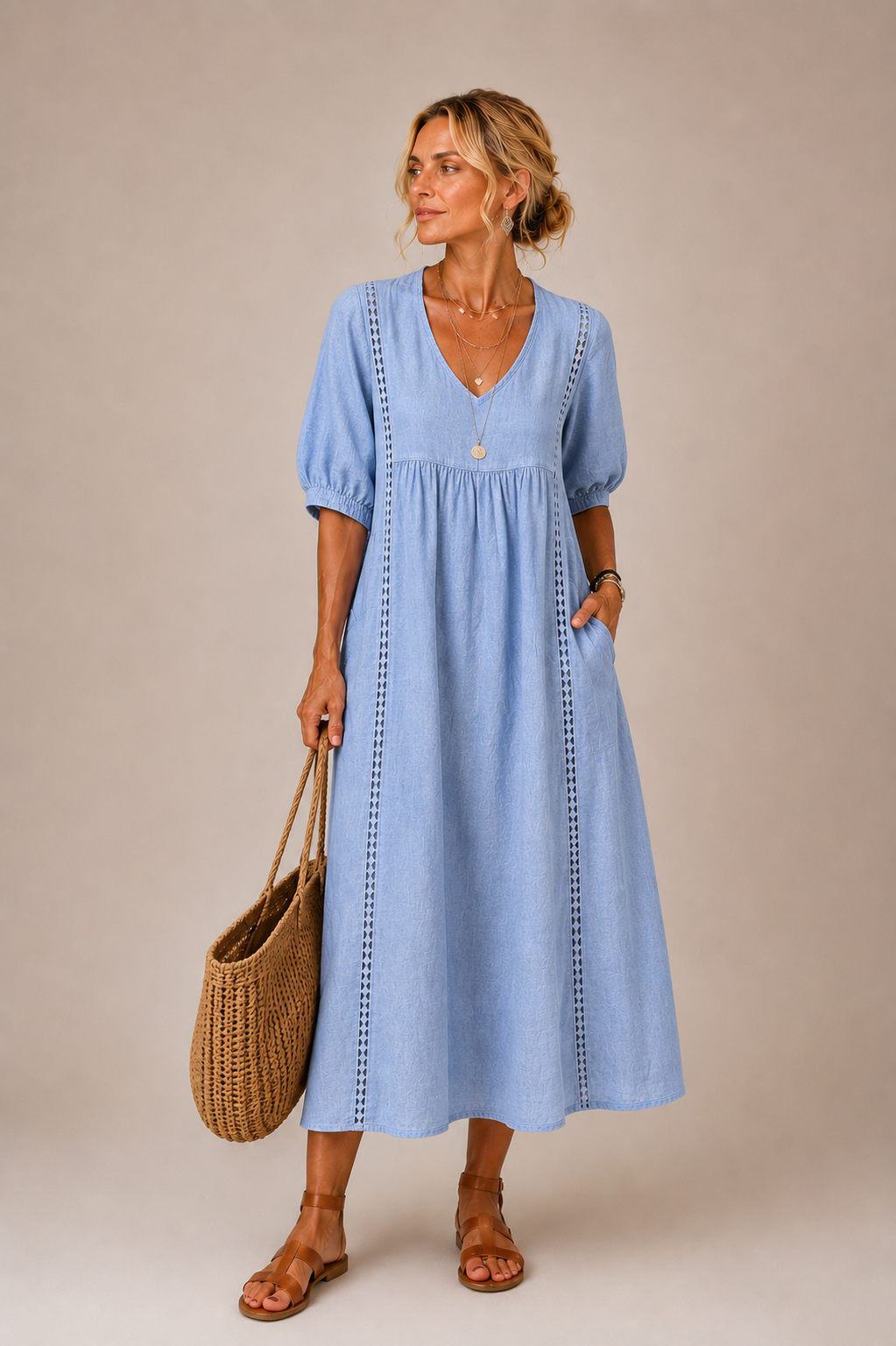 Sefi | Robe midi d'été