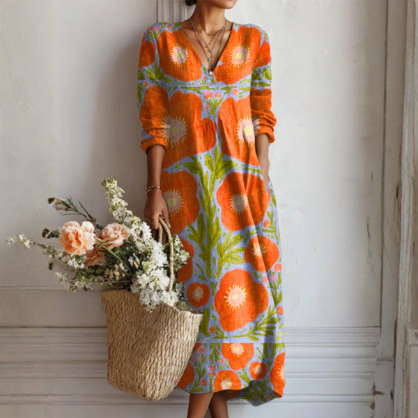 ESSARO | Robe de Confort Quotidien Amaya