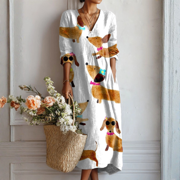 ESSARO | Robe de Confort Quotidien Laura
