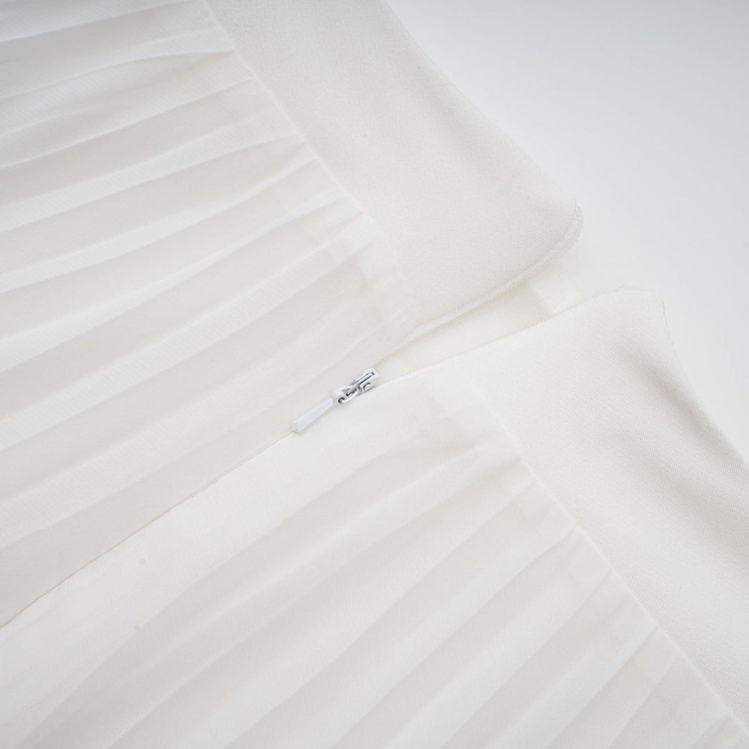 Inés | Robe longue à plusieurs épaisseurs encolure licou