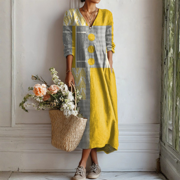 ESSARO | Robe de Confort Quotidien Nora
