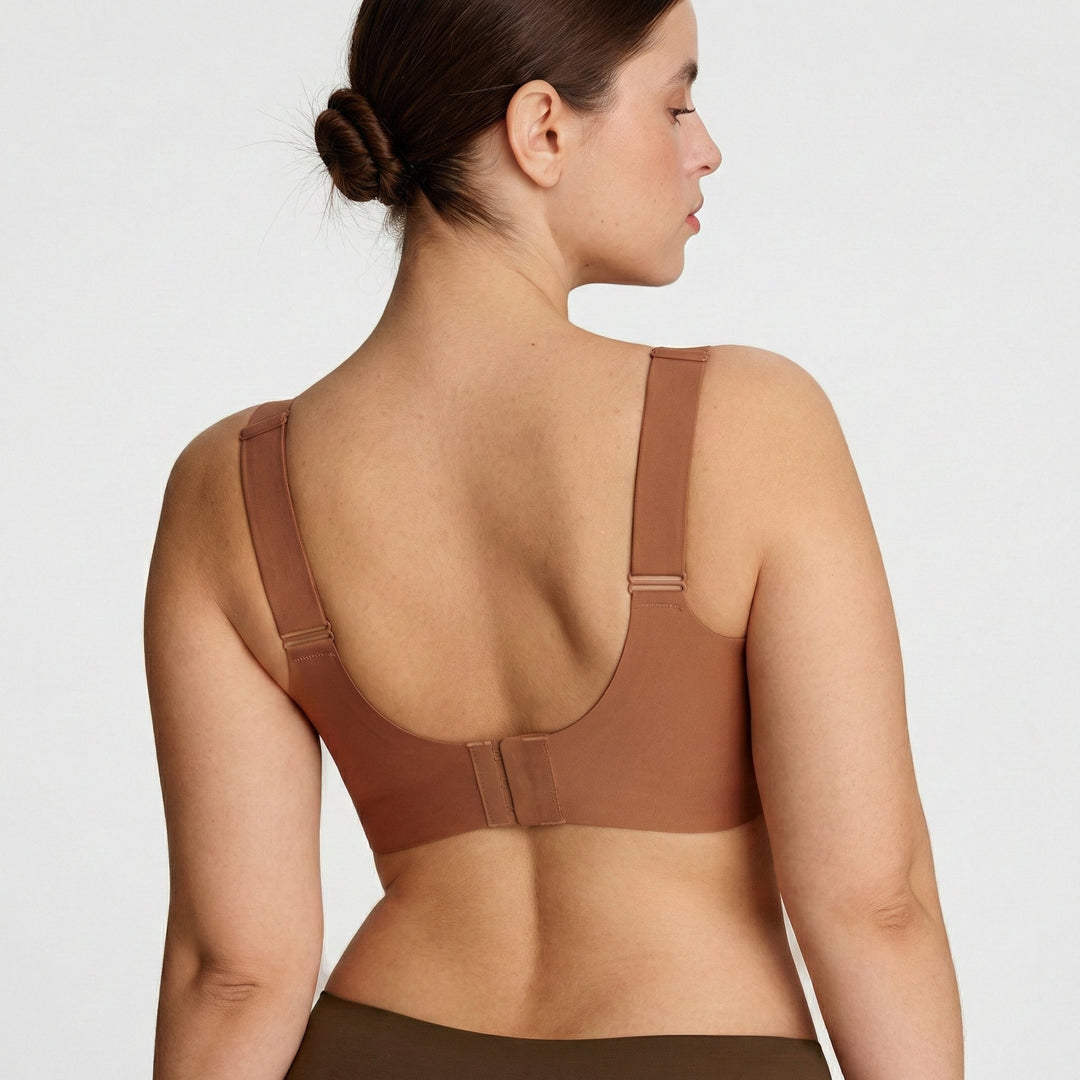 Soutien-gorge sans armatures avec maintien élastique