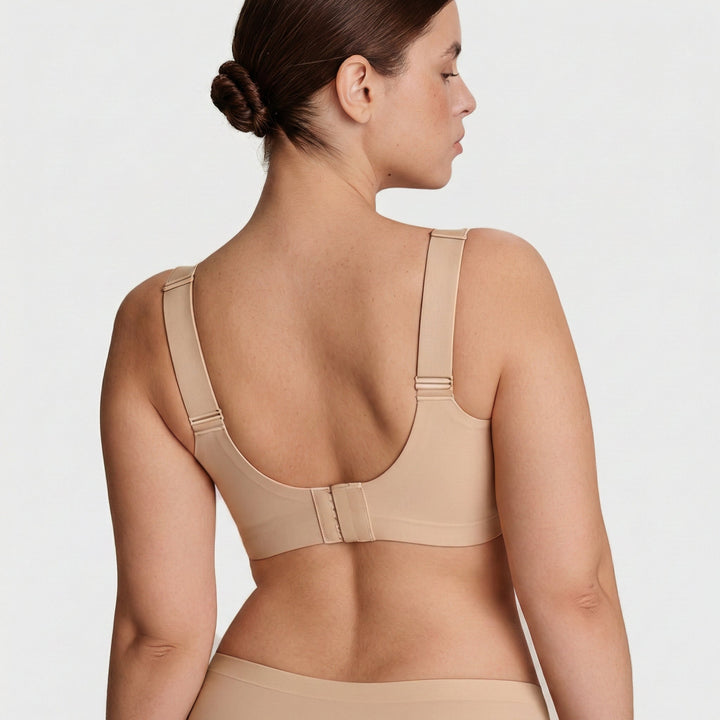 Soutien-gorge sans armatures avec maintien élastique