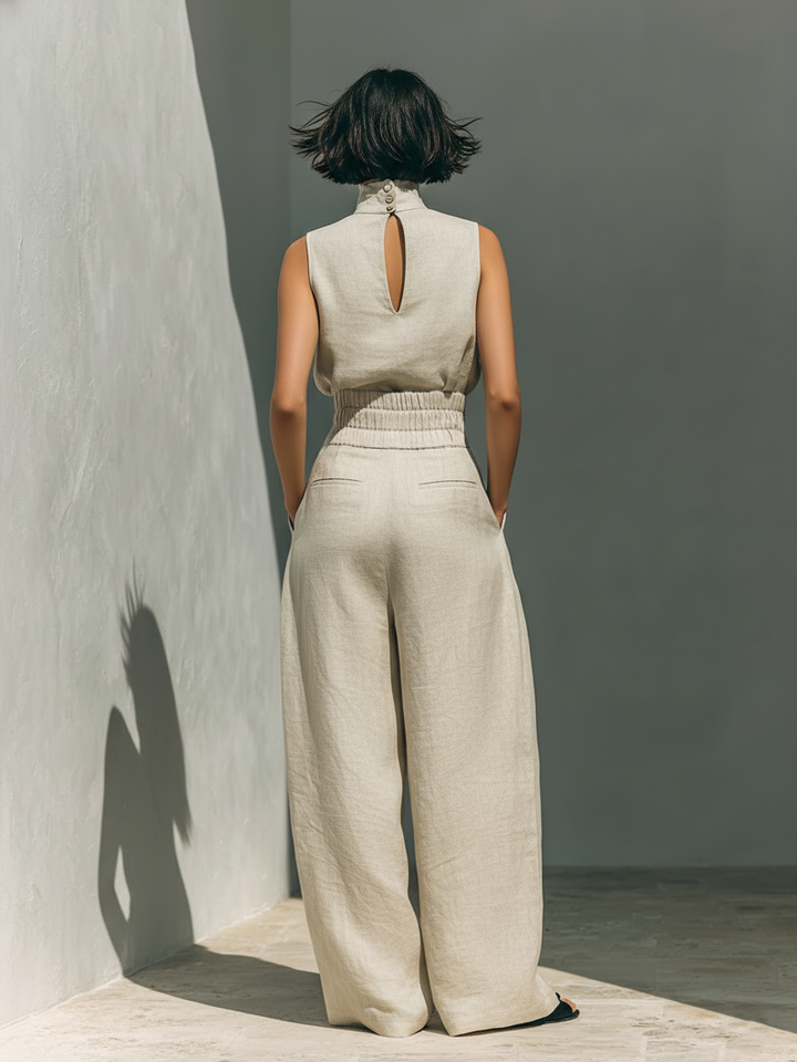 Chloé - Ensemble en coton et lin