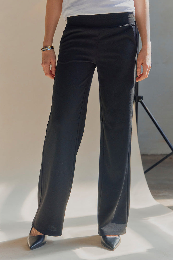 Freya Long Pants | Black | Bukser fra French Laundry