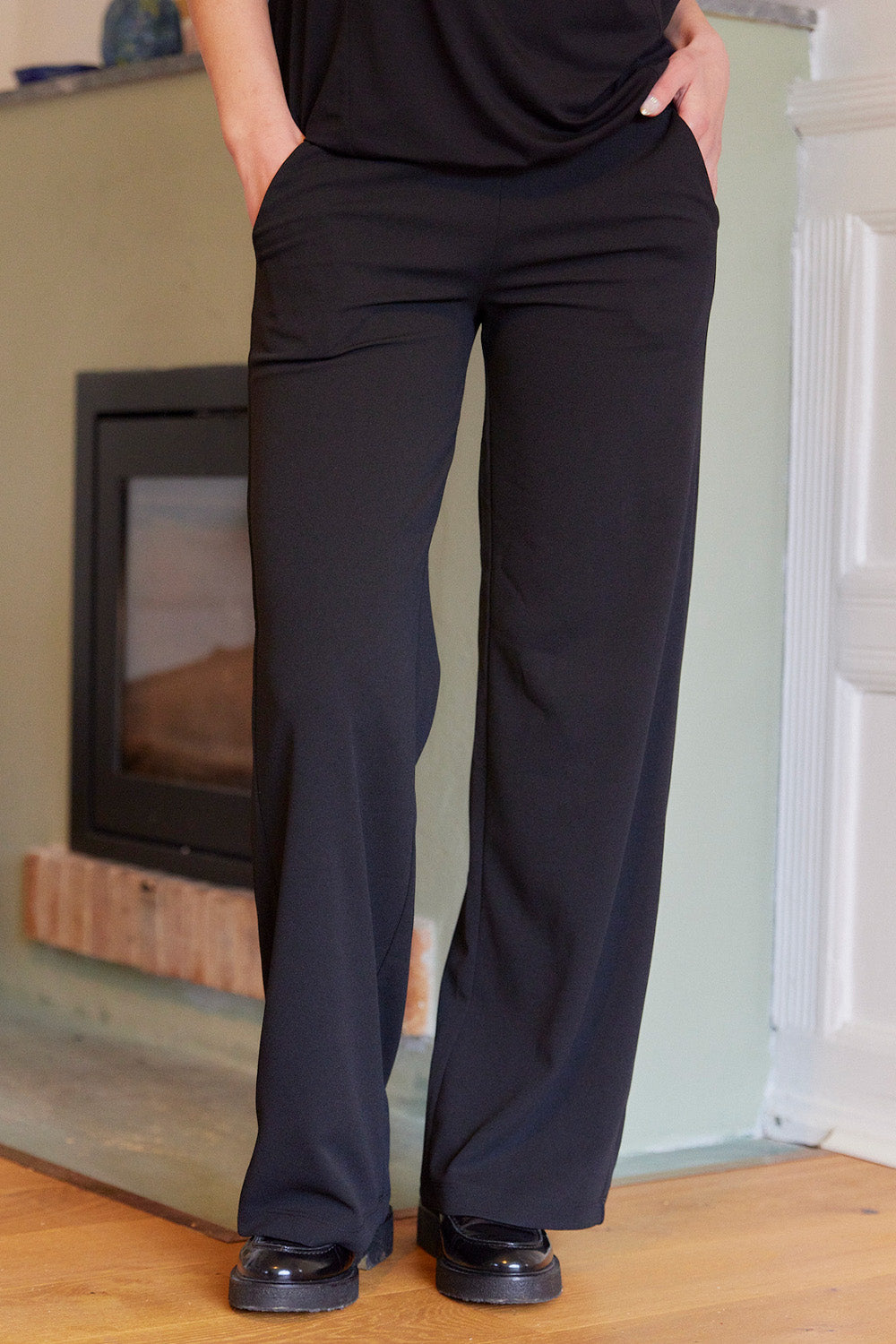 Freya Long Pants | Black | Bukser fra French Laundry