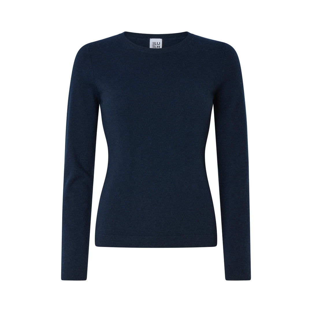 CASHMERE by ILLUM - Tricot à Col Rond et Manches Longues