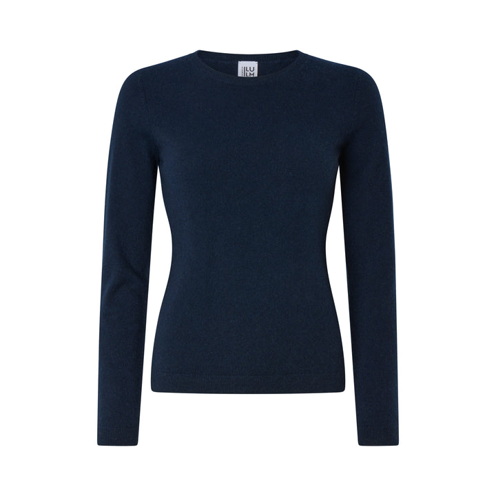 CASHMERE by ILLUM - Tricot à Col Rond et Manches Longues