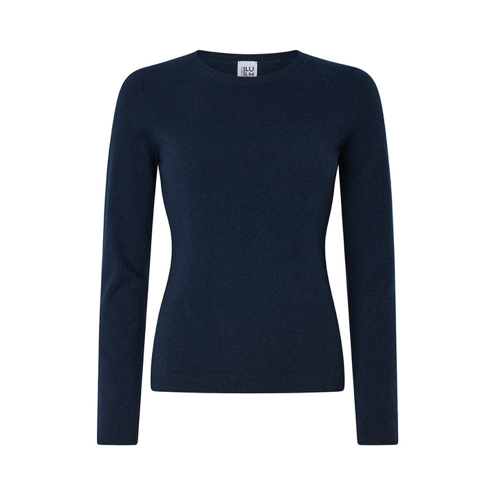 CASHMERE by ILLUM - Tricot à Col Rond et Manches Longues