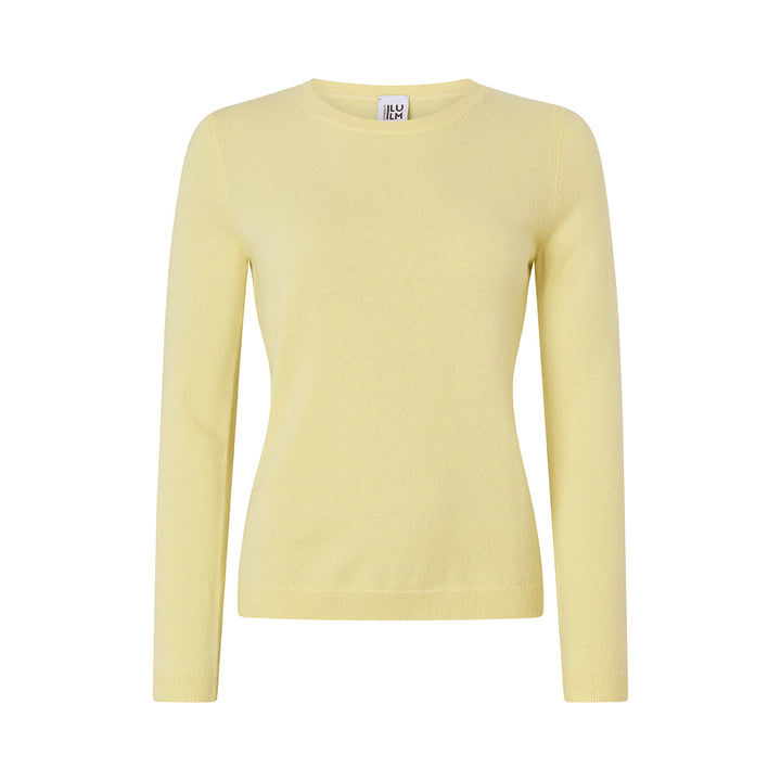 CASHMERE by ILLUM - Tricot à Col Rond et Manches Longues