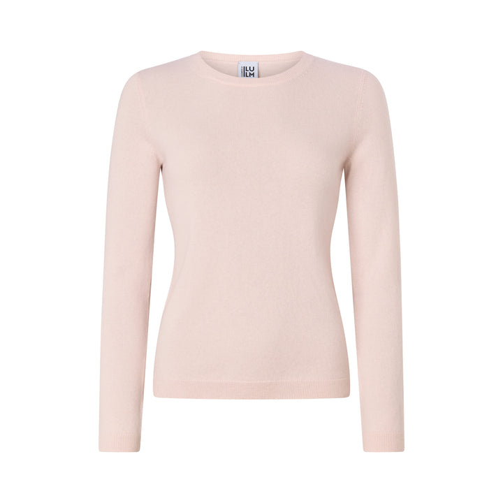 CASHMERE by ILLUM - Tricot à Col Rond et Manches Longues