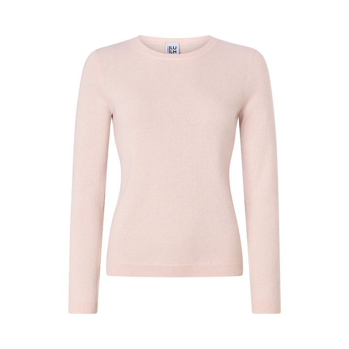 CASHMERE by ILLUM - Tricot à Col Rond et Manches Longues