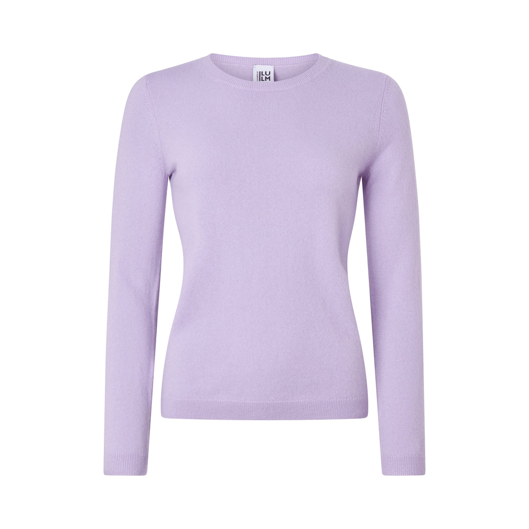 CASHMERE by ILLUM - Tricot à Col Rond et Manches Longues