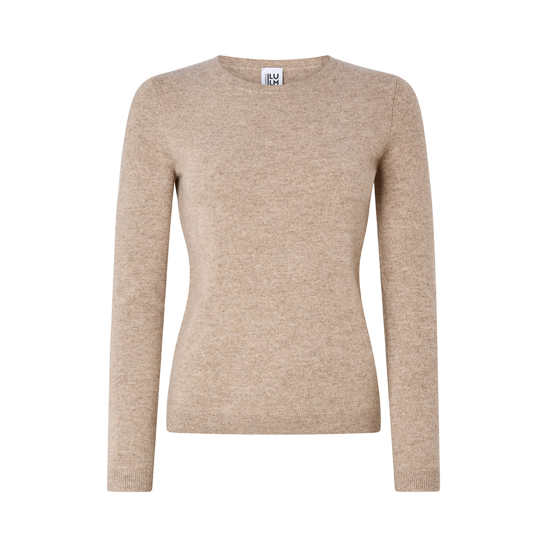 CASHMERE by ILLUM - Tricot à Col Rond et Manches Longues