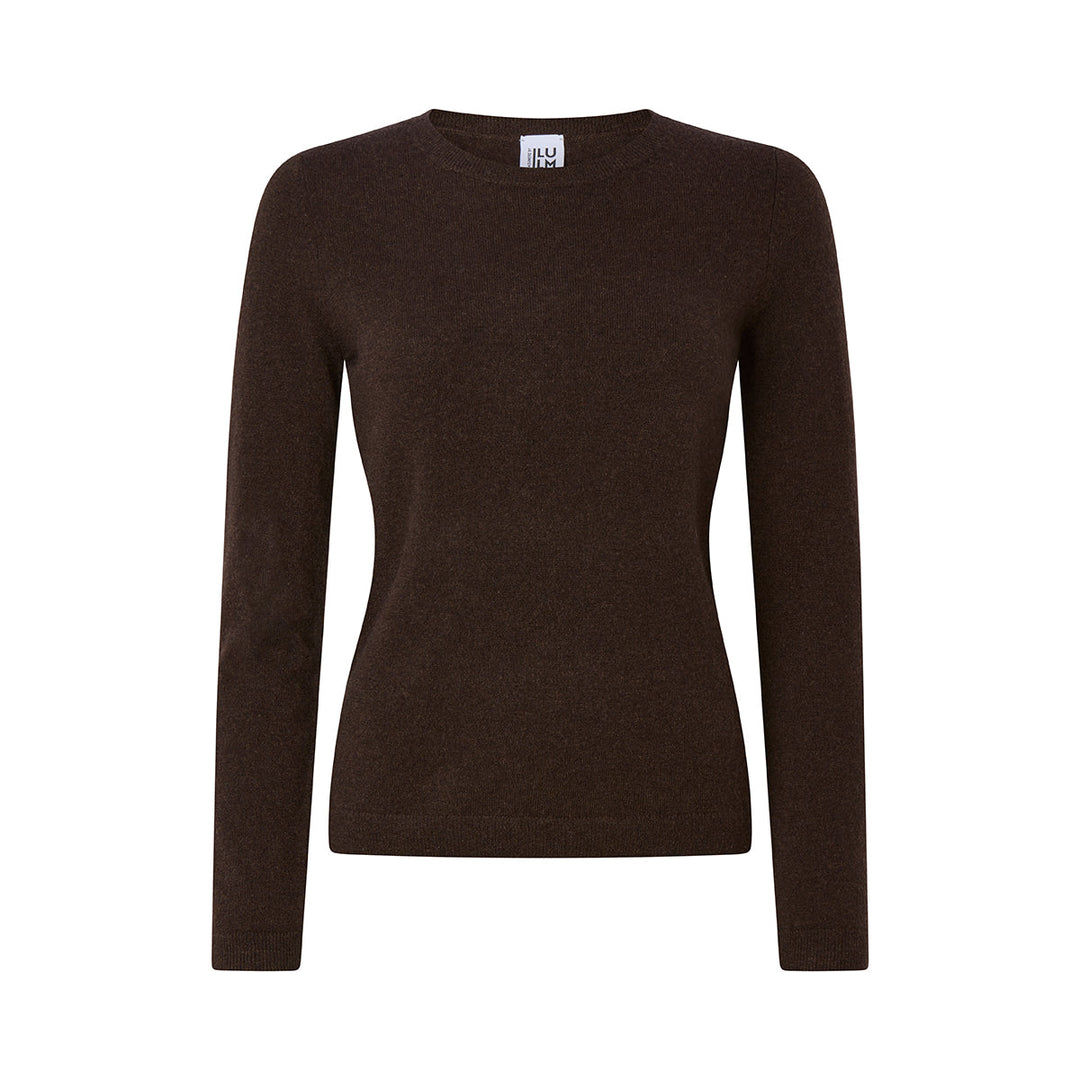 CASHMERE by ILLUM - Tricot à Col Rond et Manches Longues