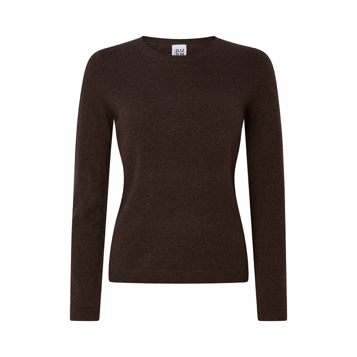 CASHMERE by ILLUM - Tricot à Col Rond et Manches Longues