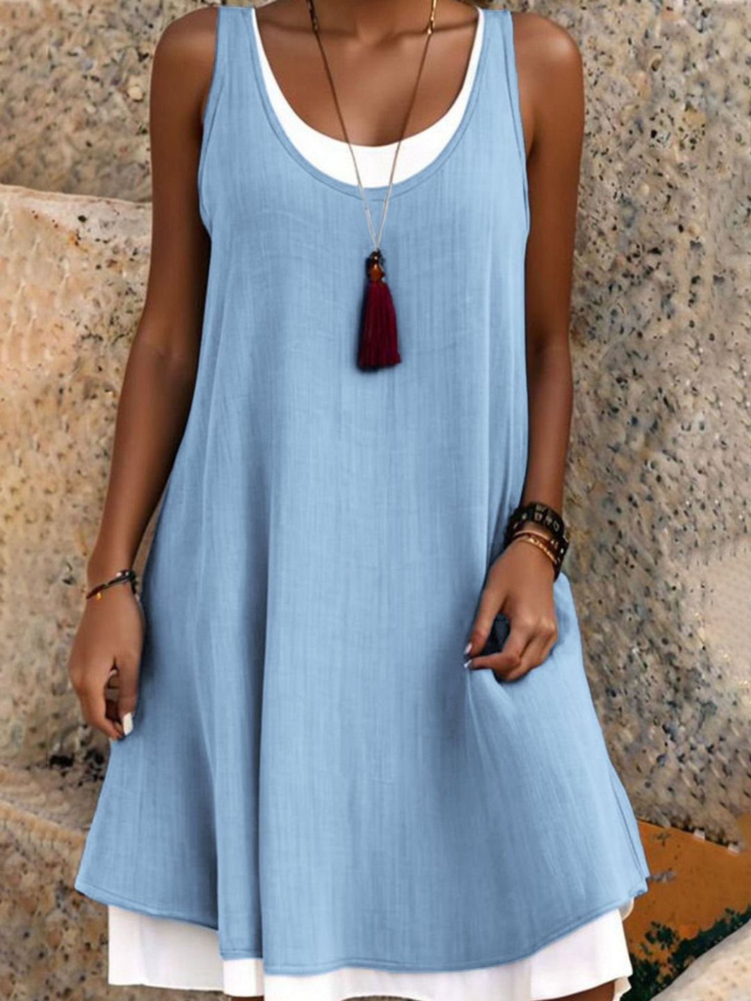 Robe débardeur 2 pièces