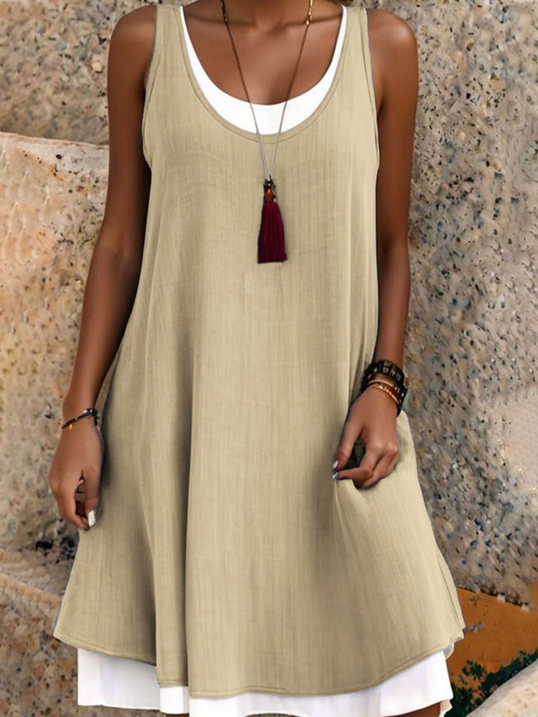 Robe débardeur 2 pièces
