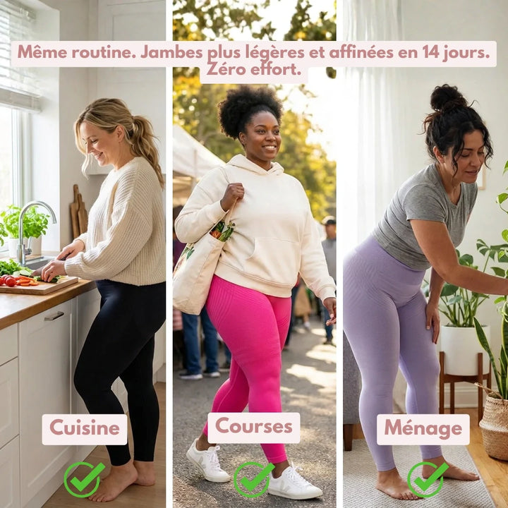 Legging 3D Cellumove – Dites adieu naturellement aux douleurs et gonflements du lipœdème