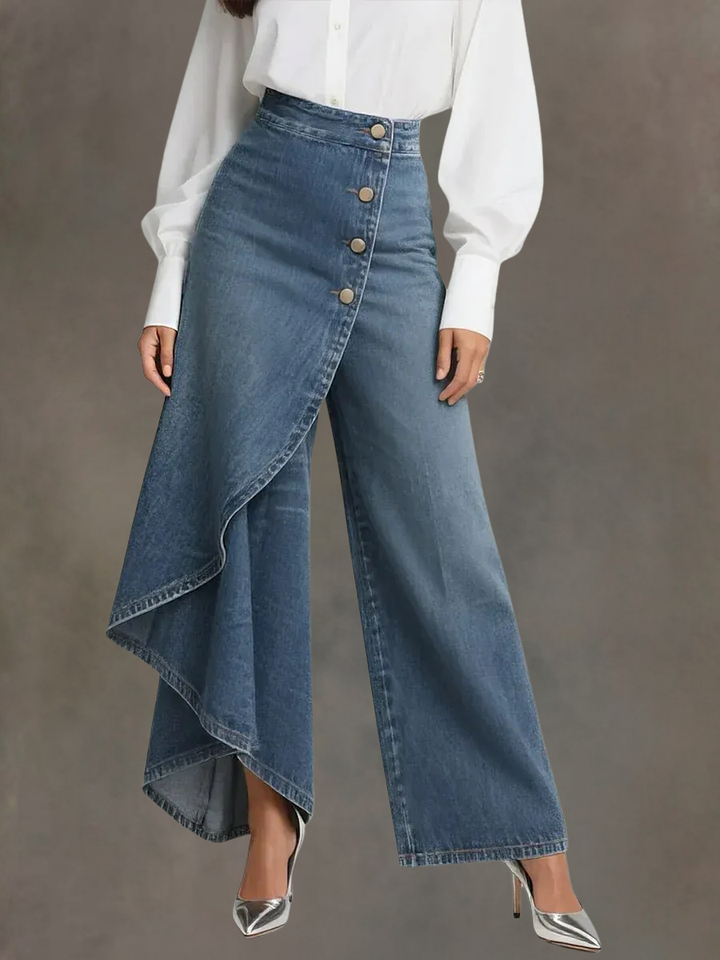 Elara™ | Jean Large à Jambes Évasées